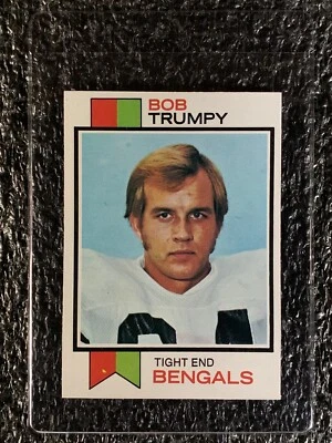 1973 Topps Football #7 Bob Trumpy NM/MT - Image 1 of 2