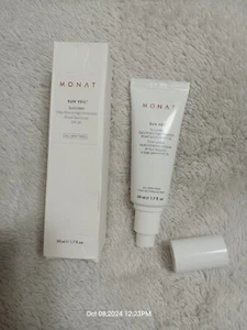 Mese Velo Solare Viso Protezione Solare SPF 30 Alta Protezione Quotidiano Minerale Idratante - Foto 1 di 2