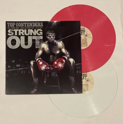 Strung Out - Top Contenders Pink / White Color Vinyl 2LP 2011 Fat Wreck Chords - Image 1 of 4