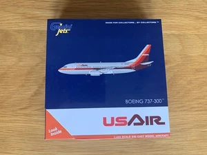 US AIR Boeing 737-300 Diecast Modelo 1:400 Gemini Jets GJUSA372 Reg N523AU Nuevo EE. UU. - Imagen 1 de 10