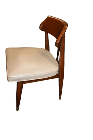 SOLID WALNUT MID CENTURY DANISH MODERN SIDE CHAIR BY JASPER CHAIR CO Cover