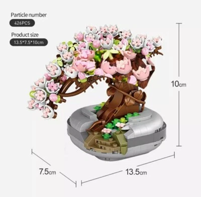 LOZ mini Blocks Kids/Adult Building Toys UK 🇬🇧 stock. Cherryblossom pot set.  - Image 1 of 4