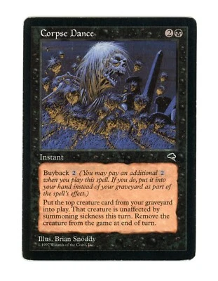 Magic the Gathering Corpse Dance Tempest Regular Rare MTG - Image 1 of 2