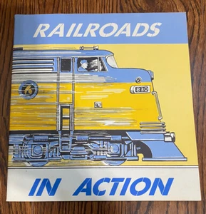 1966 Railroads in Action Booklet, Association of American Railroads - Train Pics - Bild 1 von 4