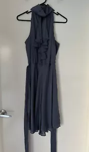 Wayne Cooper 100% Silk Mini Dress Size 3/AU 10 - Picture 1 of 8