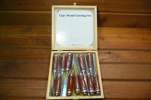 Cummins 11pz Set intaglio legno, n. 3258, in scatola di legno - Foto 1 di 12