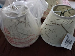 Darice 4" x 5" MARBLE DESIGNED Lamp Shade - SET OF 2 & DAILY SHIPPING! - Picture 1 of 6