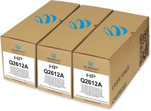 Czarny toner Duston 3X Q2612A 12A kompatybilny z HP Laserjet - Zdjęcie 1 z 1
