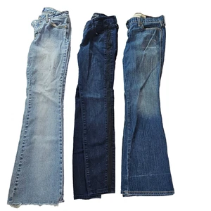 Women’s Jeans 3 Pair Lot – GAP 4 Ankle, Old Navy 4 Regular, Angels 7 Bootcut - Picture 1 of 23