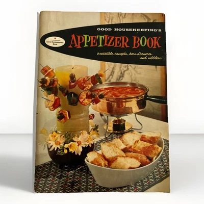 Good Housekeeping's Appetizer Book Recipes 1958 Cookbook hors d'oeuvres MCM - Image 1 of 4