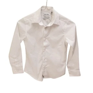 Calvin Klein Kids White Button Down Shirt - Picture 1 of 5