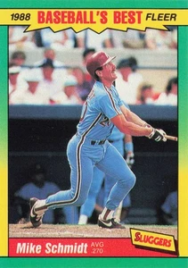 Mike Schmidt 1988 FLEER Baseball's Best SLUGGERS #36 MT - Picture 1 of 2