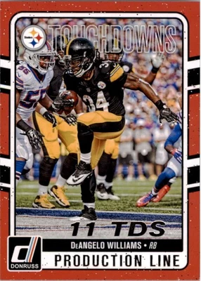 Donruss Production Line Touchdowns #3 2016 DeAngelo Williams - FB Foto 1 de 2