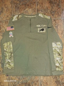 Nike 1/4 Zip Men’s Size Large NFL Buffalo Bills Army Camo Salute To Service - Picture 1 of 8