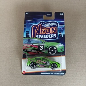 Hot Wheels 2008 Lancer Evolution Greeb Neon Speeders #3 2025 - Picture 1 of 2