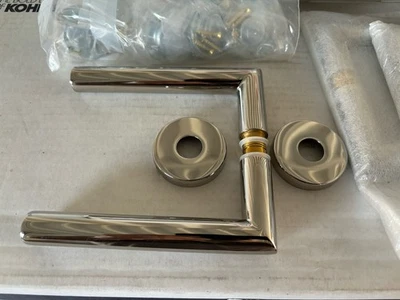 Valli & Valli H416 - Manija de puerta de ducha de acero inoxidable - 4pk Foto 1 de 4