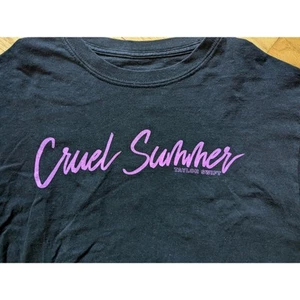 Taylor Swift Size M Cruel Summer Tshirt Rare Lover Eras Tour Swiftie Present - Picture 1 of 5