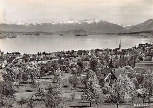 Schweiz - WÄDENSWIL (ZH) Totalansicht - POSTKARTENGRÖSSE 15 cm x 10 cm - Picture 1 of 2
