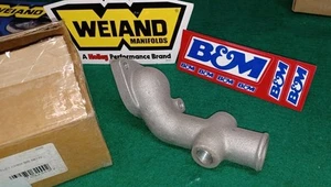 *NOS* Carcasa termostato supercargador Chevy B&M Weiand 142 144 177 - Imagen 1 de 7