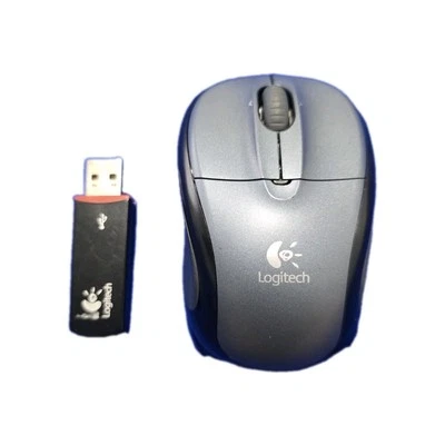 Logitech Optical Cordless Wheel Mouse Includes Receiver Dongle Canada310 C-UAY59 - Image 1 of 4