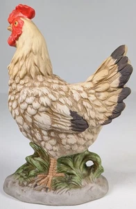 Deko Keramik Skulptur, Huhn, Figur, ca. 15 cm hoch, NO BOX, #AG608 - Bild 1 von 5