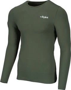 TRYBE Tactical Seamless Thermal Long-Sleeve Shirt - Men's, OD Green, : STLSODG-L - Picture 1 of 3