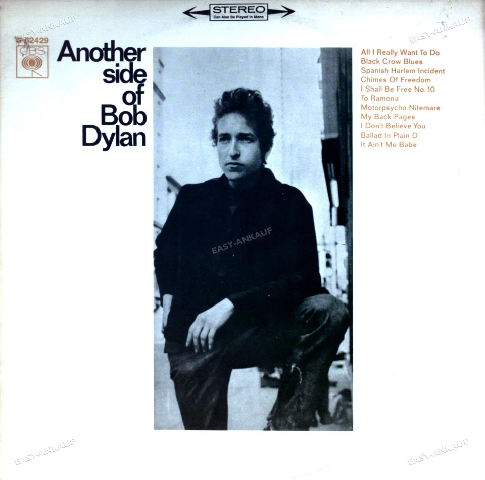 Bob Dylan - Another Side Of Bob Dylan LP (VG/VG) .* - Image 1 of 1