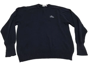Vintage Pebble Beach Golf Pullover Izod Club Herren XL blau USA 100 % ägyptische Baumwolle - Bild 1 von 4
