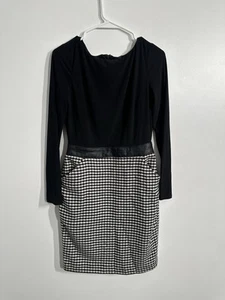 Ralph Lauren Women's Dress Size 4  Checkered Long Sleeve Green Label - Picture 1 of 13