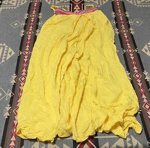 Pitusa Petite Yellow Striped Cotton Jumpsuit Romper T2 - Picture 1 of 9