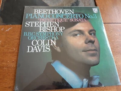 Beethoven: Piano Concerto No. 3:Stephen Bishop/Colin Davis VINYL LP SEALED NEW - Image 1 of 4