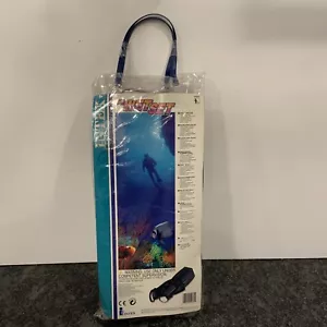 Vintage INTEX The Wet Set Fins Swim Snorkel Scuba Flippers Size US 8-11 NEW - Picture 1 of 4