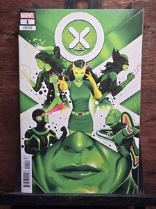 X-MEN #1 DOALY VARIANTE 1:25 2021 MARVEL COMICS 7/7/21 CASI NUEVO - Imagen 1 de 6