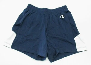 905V1 CHAMPION L531 Youth Fast Break Double Dry Stretch Short MD Navy & White - Picture 1 of 2
