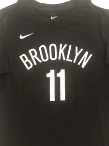 Boys L-7 KYRIE IRVING Nike  Brooklyn Nets Shirt  #11 black - Picture 1 of 9