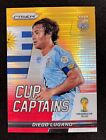 2014 Panini Prizm World Cup Yellow & Red Pulsar Diego Lugano Cup Captains