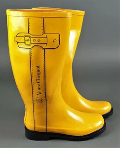 Veuve Clicquot Champagner Gummistiefel Yellow Label Rain Boots Größe 36/37 (646) - Bild 1 von 7