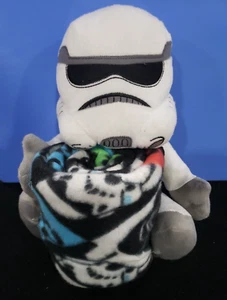 Star Wars White Storm Trooper Super Plüsch Hugger & Überwurf Decke Neu ohne Etikett - Bild 1 von 9