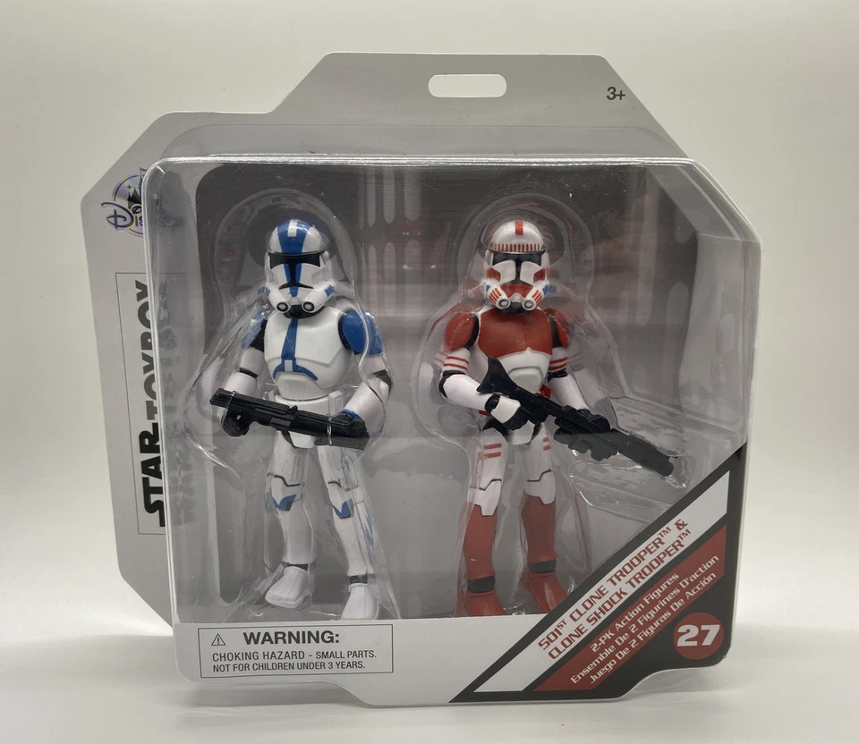 Disney Star Wars Toybox 501st Clone Trooper & Shock Trooper 5" Action Figure Set