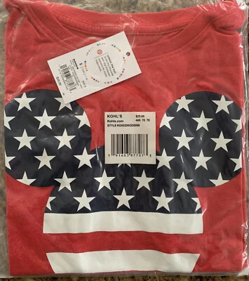 Disney Girls Minnie Mouse Americana Graphic T-shirt size S - Image 1 of 3