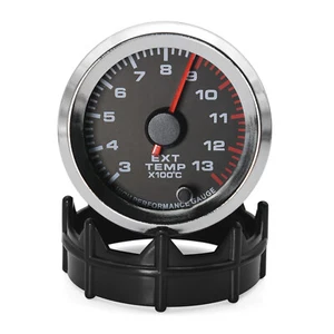 52mm 7 Color LED Car Exhaust Gas Temp Temperature Gauge EXT Temp Meter EGT - Picture 1 of 16