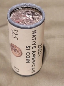 Moneta dollaro nativi americani 2025 D rotolo di zecca UNC Mary Kawena Pukui - Foto 1 di 1