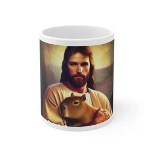 Taza de cerámica Capibara Gift 11 oz - Imagen 1 de 5