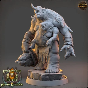 Ogro Gigante Stonecrack Brothers - Miniaturas del amanecer - Troll Wargaming 32 mm - Imagen 1 de 3