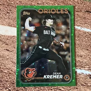 2024 Topps Series 1 #336 Dean Kremer Green Foil Parallel 280/499 Orioles SP - Picture 1 of 3