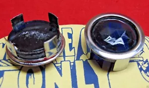 Glass Blue Dots Chevrolet Ford Plymouth Street Rod Nomad Pontiac Cadillac Buick - Picture 1 of 1