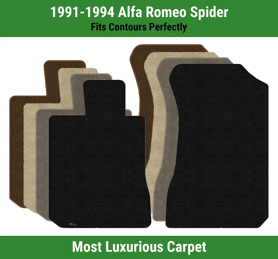 Alfombrillas de primera fila Lloyd Luxe para Alfa Romeo Spider 1991-1994  Foto 1 de 4