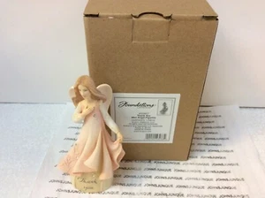 THANK YOU MINI ANGEL FOUNDATIONS New with Gift Box Enesco ANGEL 4.25 INCHES TALL - Picture 1 of 5