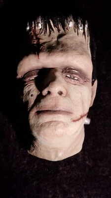Frankenstein Studios Glenn Strange 1:1 Scale Bust Head Wall Hanger Pro painted. - Image 1 of 4