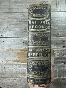 1863 Antique American History "Pictorial National Records: Great Rebellion" V1 - Picture 1 of 15